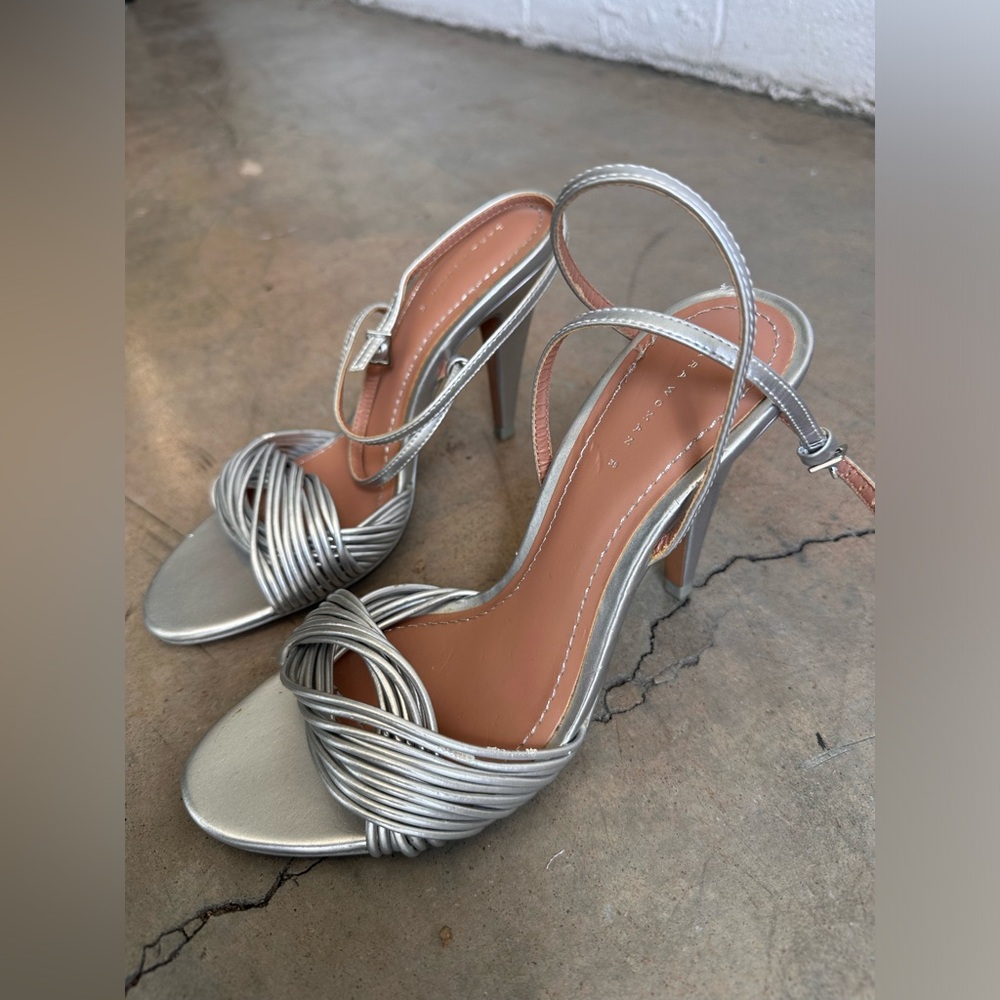 ZARA Silver Heels